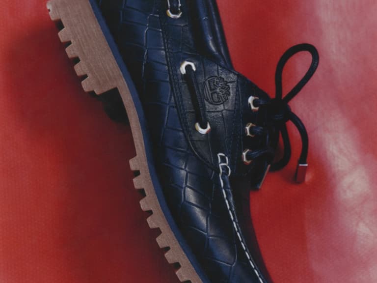 Timberland® x Jacquemus 聯名鱷紋皮革帆船鞋發表！台灣開賣資訊公開、兩款配色一次掌握！