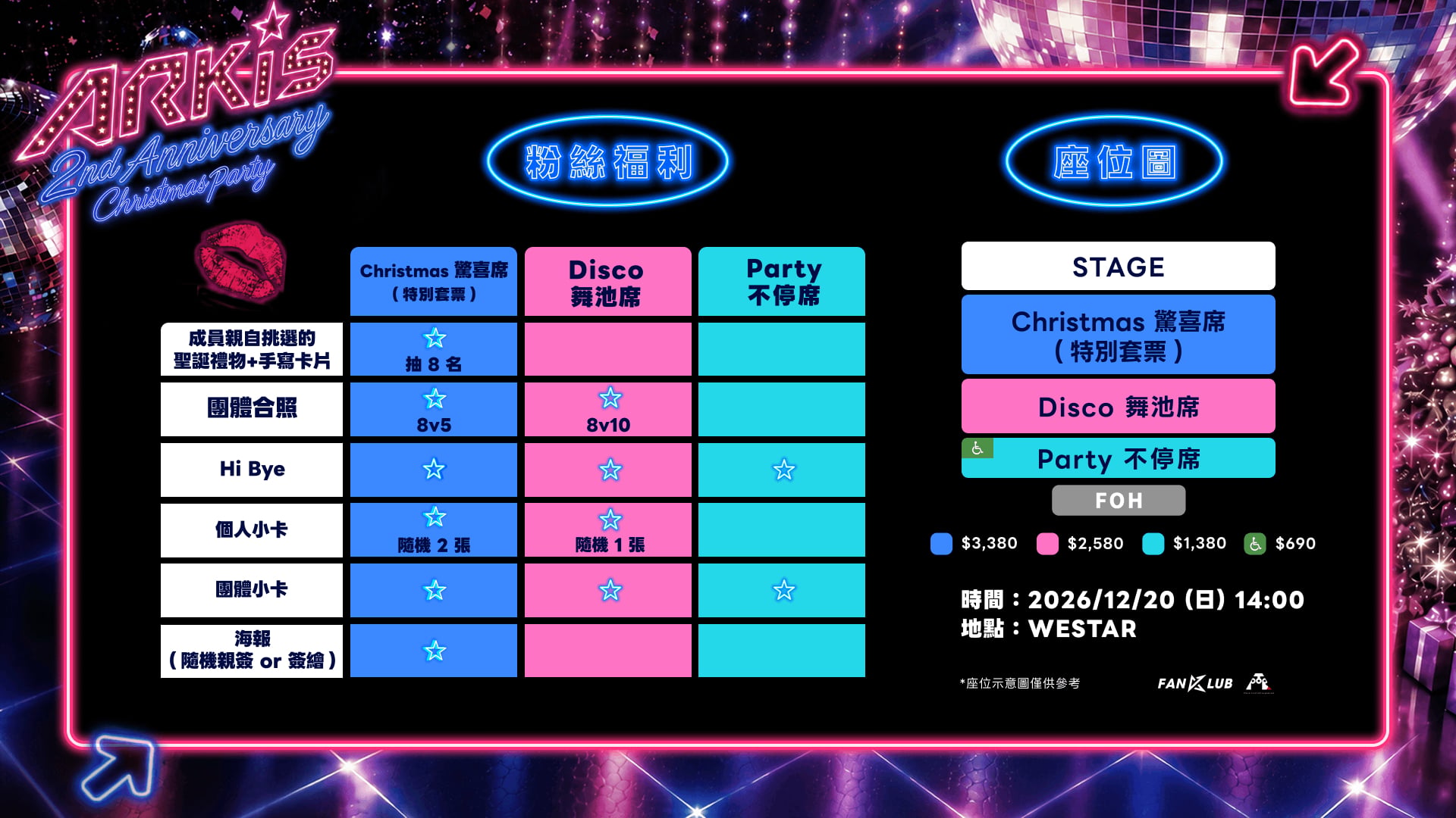 F.F.O、ARKis 出道兩週年見面會!時間地點、售票資訊、粉絲福利一次看!