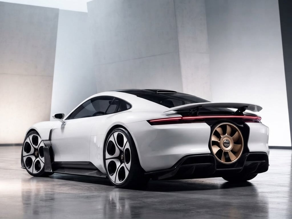 德國 Porsche Mission S 紐約亮相！定位高於911，車尾巨型風扇致敬917賽車