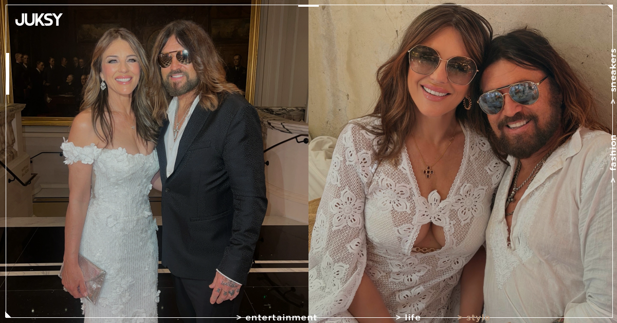 比利雷賽勒斯 Billy Ray Cyrus 傳向伊莉莎白赫莉 Elizabeth Hurley 求婚！交往逾1年、大鑽戒曝光！