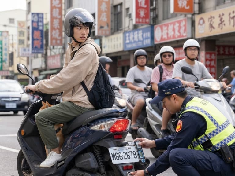 機車翹牌新規草案出爐！後車牌向上不得大於40度、向下15度，2027年7月起先管新車
