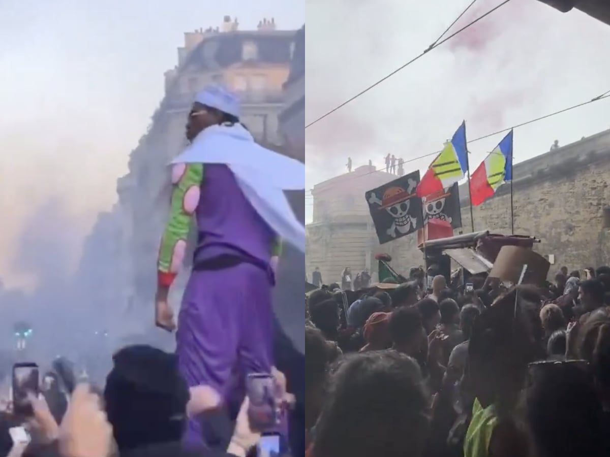 法國示威為何滿街都是動漫？草帽海賊旗、比克到悟空，二次元成了混亂街頭的向心凝聚力？