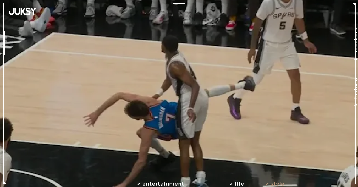 NBA／雷霆、馬刺爆發衝突大場面！Fox 卡位放倒 Holmgren、斑馬＋3 位威廉斯都被吹T！