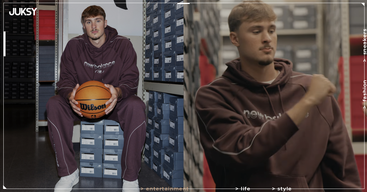 NBA/旗子哥 Cooper Flagg 變身 Foot Locker 球鞋店店員!穿 New Balance 950 搞笑補貨,上班不專心運球打電動!