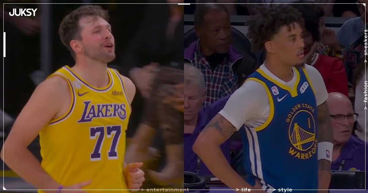 NBA/Luka Doncic 砍進超扯大號三分彈!對勇士菜鳥 Yaxel 狂噴垃圾話「過來啊娘X!」