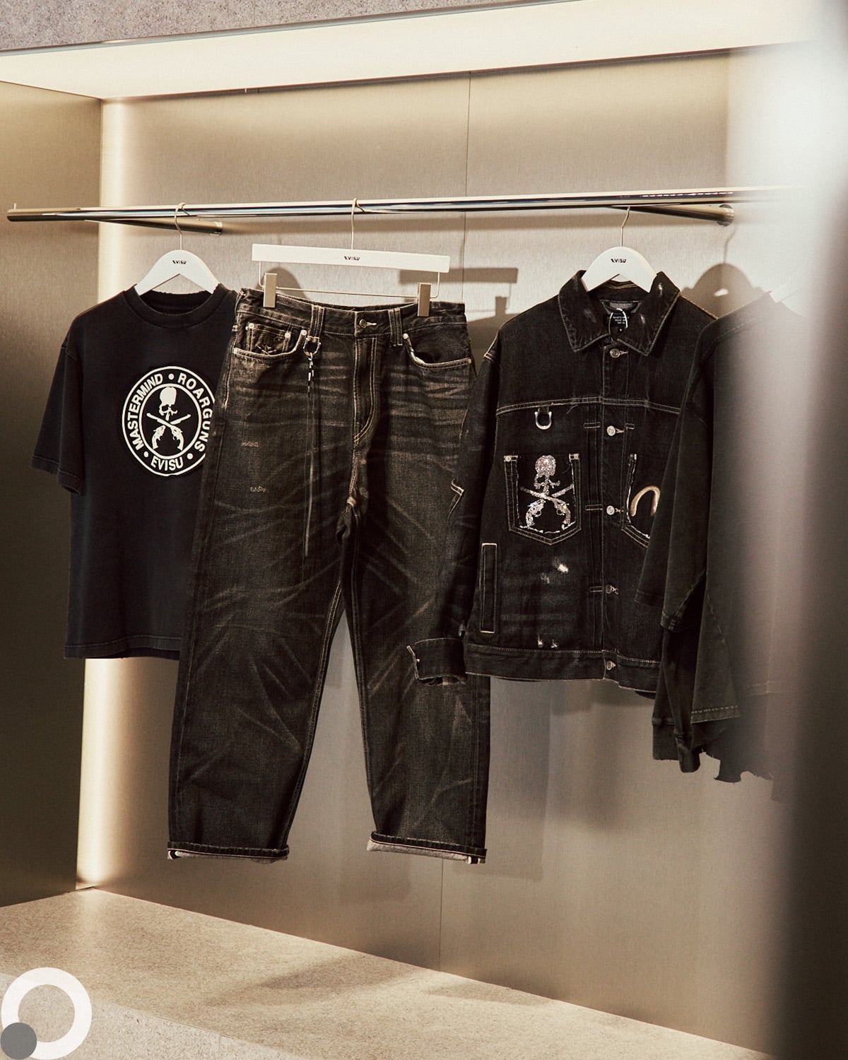 JUKSY POINT/骷髏、雙槍與海鷗相遇!mastermind JAPAN、roarguns 雙主理人談 EVISU 三方聯名與黑色美學背後故事