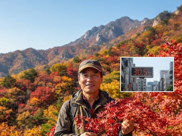 日本東京大阪氣溫破30度，刷新最晚真夏日紀錄！南韓雪嶽山紅葉提早4天報到！