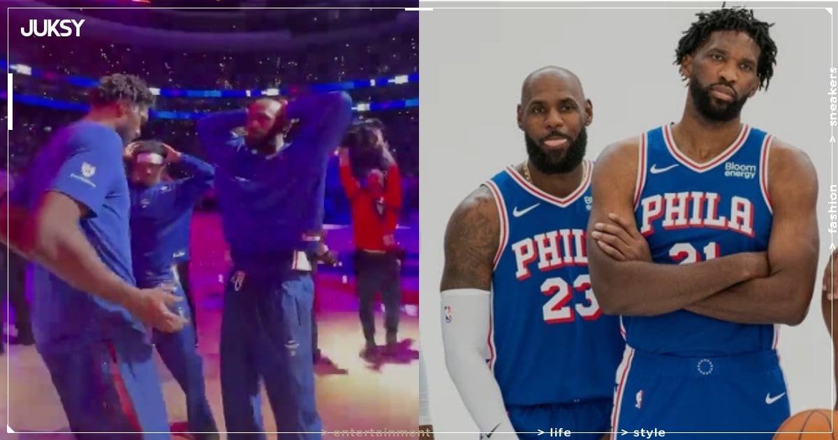 NBA/詹姆斯、恩比德「謎之慶祝手勢」遭瘋傳!網友熱議「他們也懂 INMU KING?」