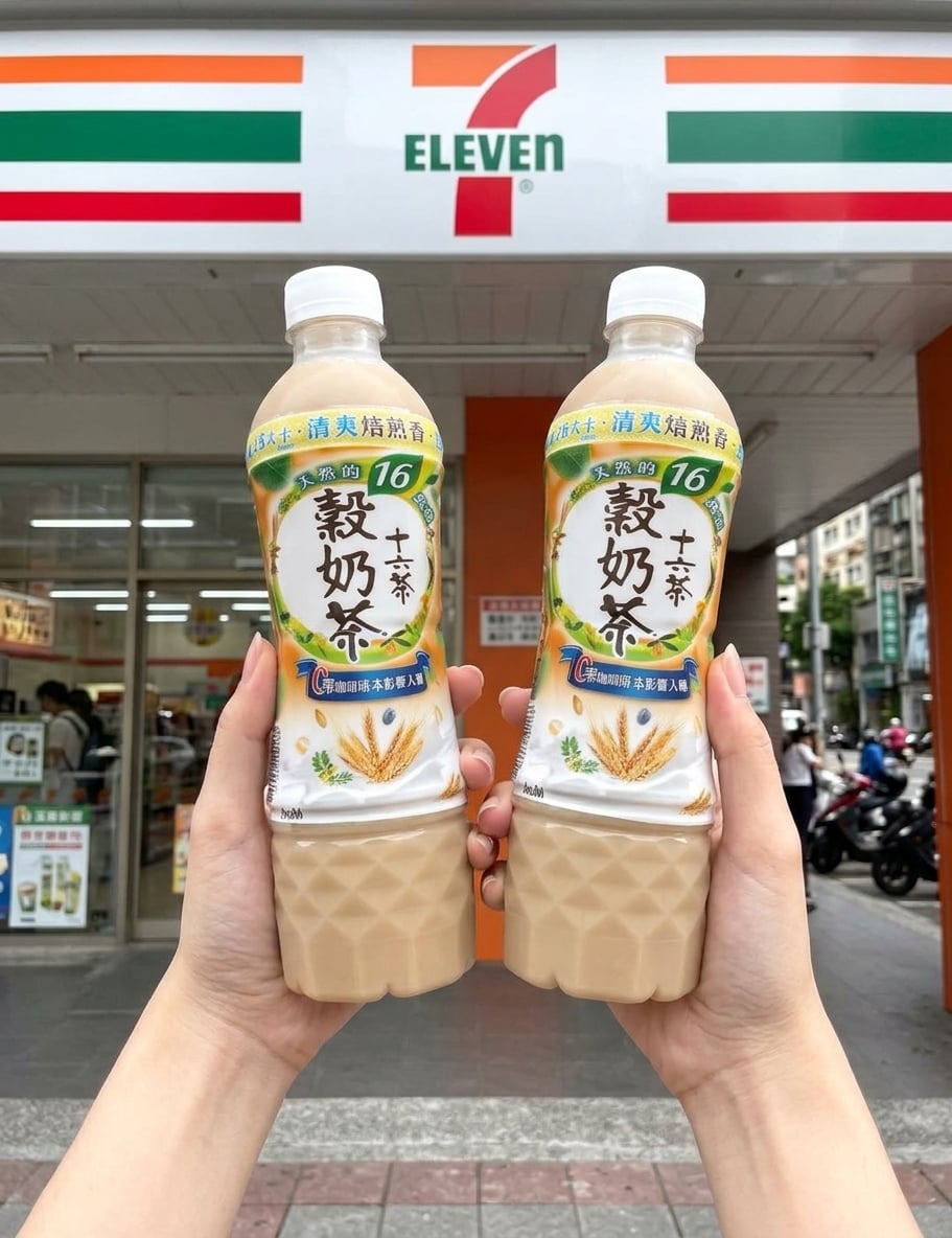 7-11 新品十六茶穀奶茶好喝嗎？零咖啡因、甜度、真實評價一次看！