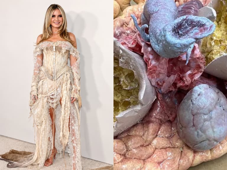 海蒂克隆 Heidi Klum 2026萬聖節裝扮搶先曝光！珊瑚礁造型義肢特寫怪誕登場