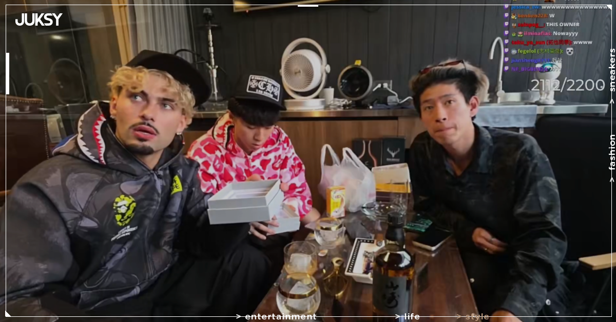 Ray、Braeden 台灣逛街獲贈菊地健羽毛項鍊！日本職人銀飾讓網友看傻表示太貴重！
