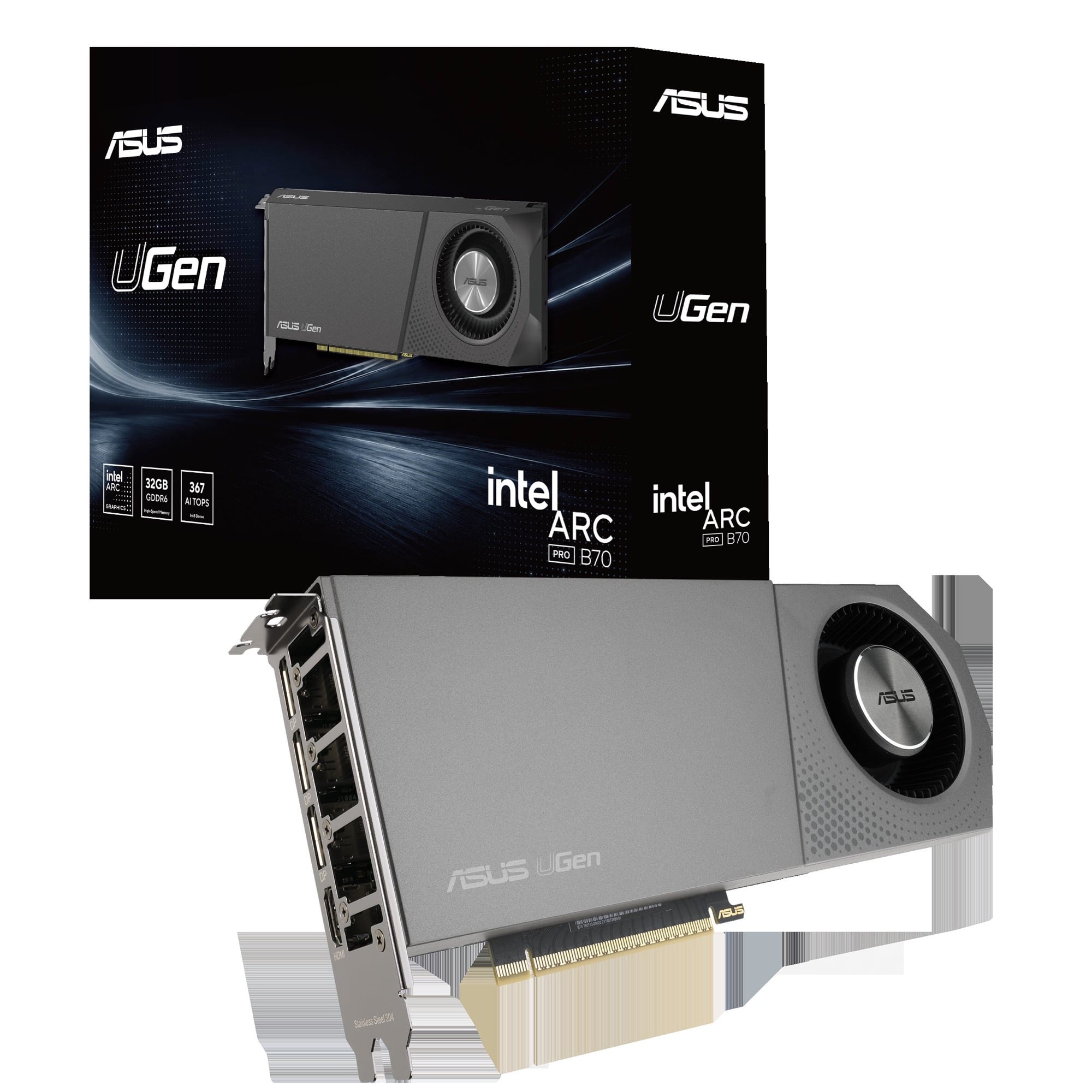 32GB 記憶體only 要價親民?華碩 UGen B70 一出爆紅,AI 開發者全喊:這張卡太狂了!
