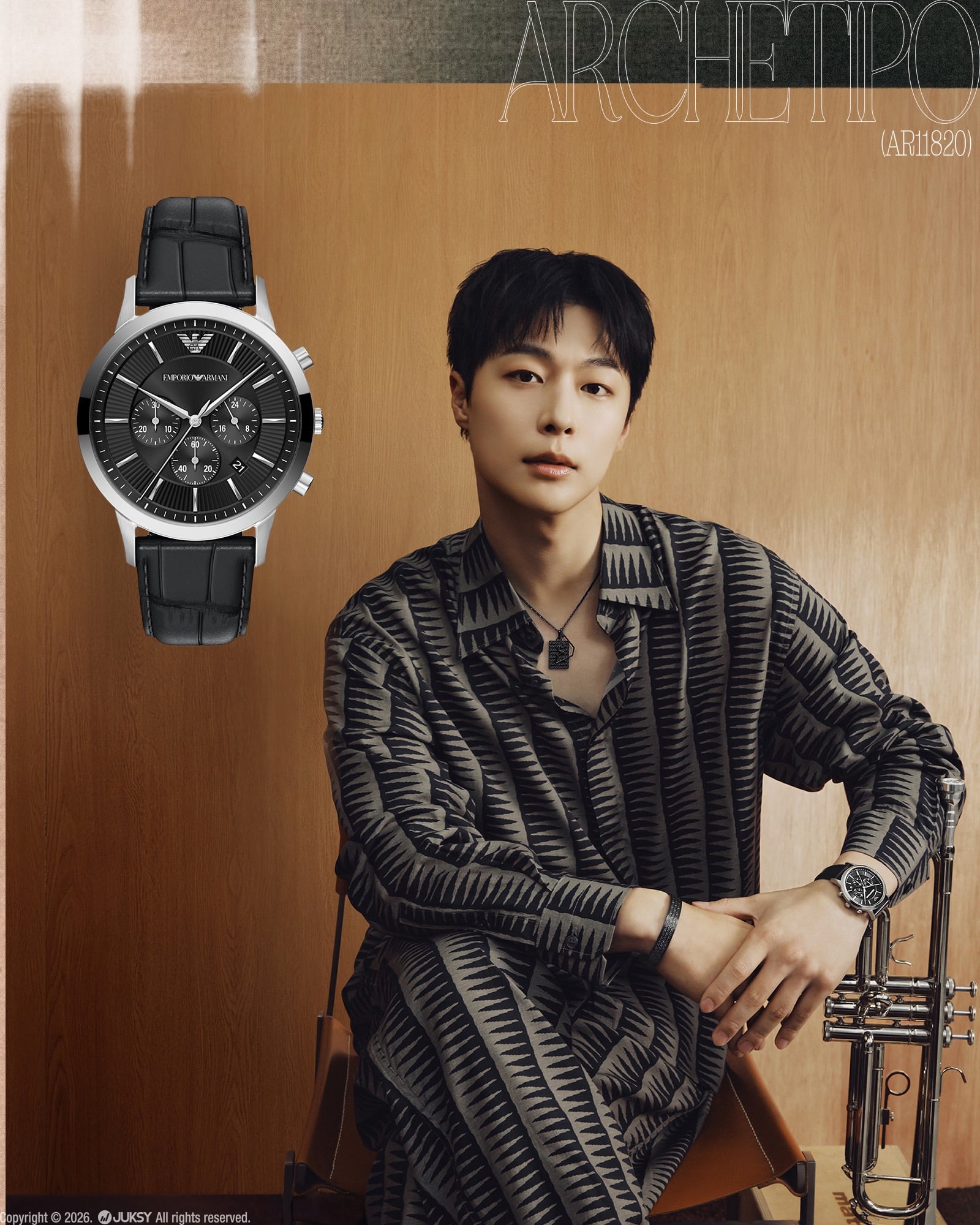 過度雕琢不如精準極簡!跟著大勢男神裴仁赫感受 Emporio Armani 手腕美學,這份 J 編精選清單就是年末質感升級的最佳解答!