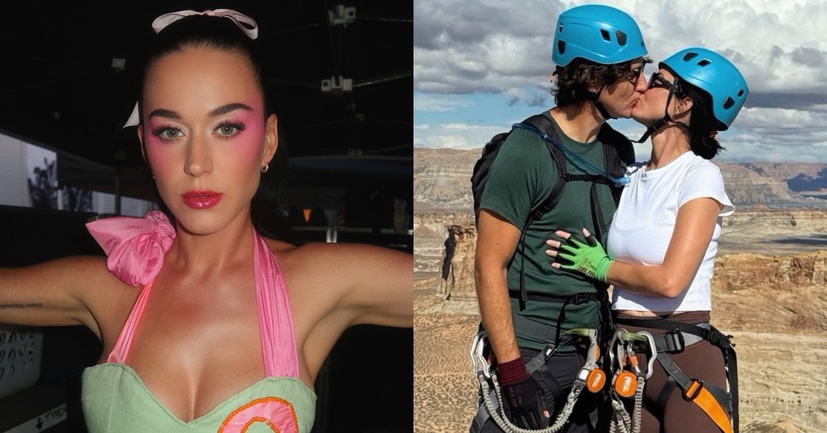 凱蒂佩芮 Katy Perry IG 生日放閃!與賈斯汀杜魯道攀岩高空親吻甜喊:「只和你一起就好!」