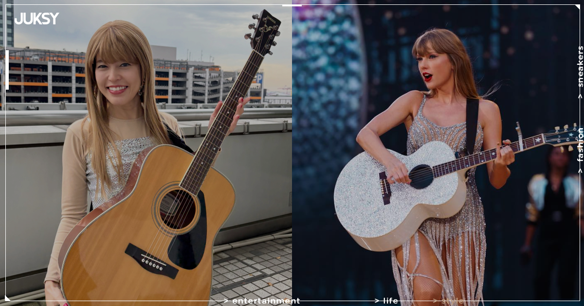 神田愛花萬聖節扮泰勒絲 Taylor Swift!金髮配銀色洋裝抱吉他,粉絲讚:「品味太好了!」