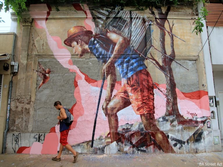 游擊式塗鴉大師 Fintan Magee 詼諧霸佔城市一隅