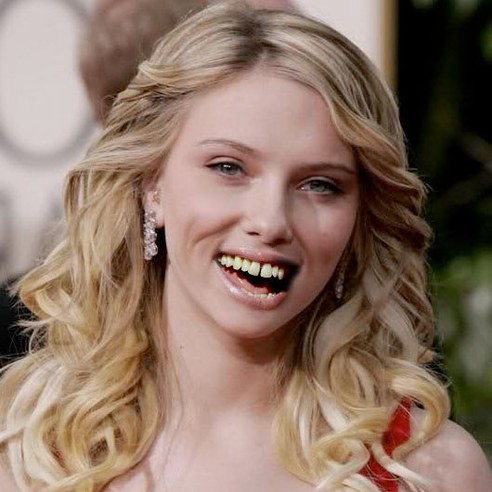 要是女明星少了整齊又完美的牙齒　會變成什麼模樣呢？