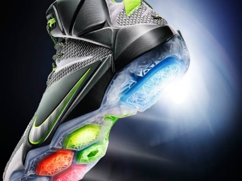 NIike籃球發表LEBRON 12 DUNK FORCE配色