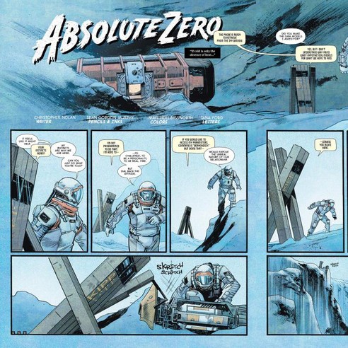 【JUKSY x HypeSphere】 克里斯多福諾蘭撰寫《星際效應》外傳漫畫故事《絕對零度》