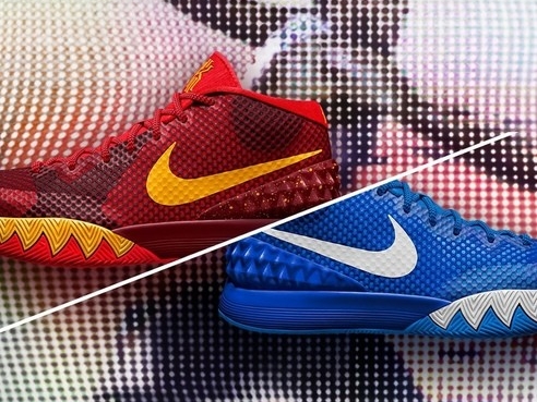 KYRIE IRVING今日在布魯克林穿著KYRIE1 NIKEID 版亮相