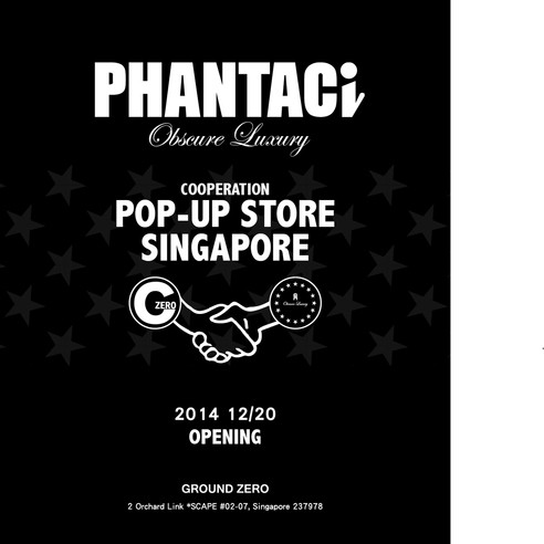 PHANTACi POP-UP STORE進駐新加坡烏節路