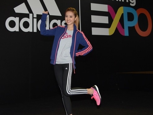 adidas Running EXPO 美力系隊長 Jolin 蔡依林驚喜現身台灣首創跑步博覽會!