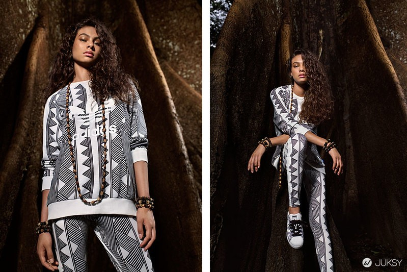 黑白幾何與部落印花，adidas Originals × Farm 2015 春夏系列女裝曝光