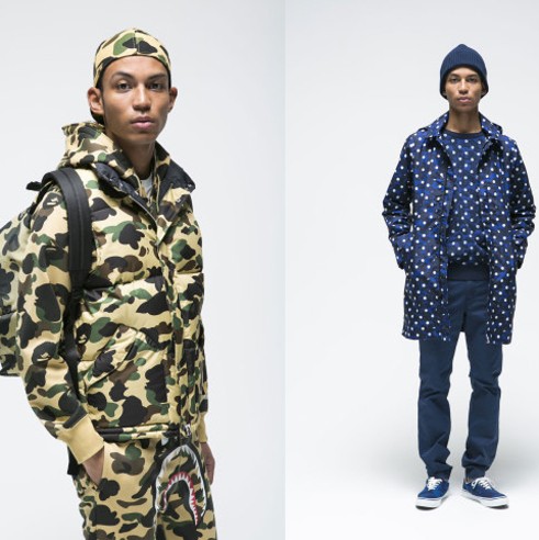 經典之外的圓點和版畫，A BATHING APE 2015 春夏男裝 lookbook 放出