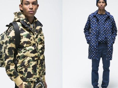 經典之外的圓點和版畫,A BATHING APE 2015 春夏男裝 lookbook 放出