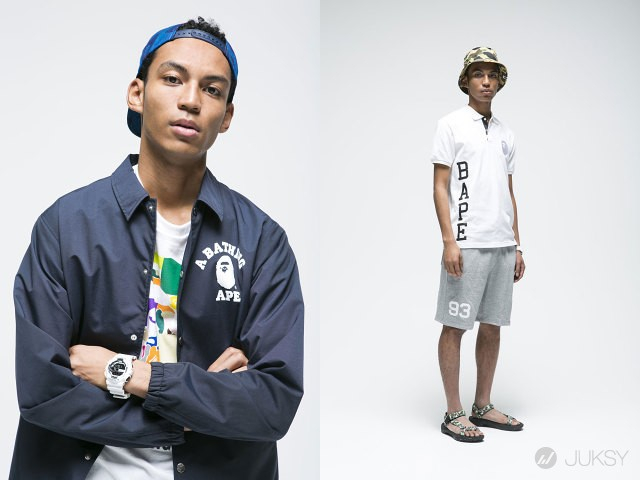 經典之外的圓點和版畫，A BATHING APE 2015 春夏男裝 lookbook 放出