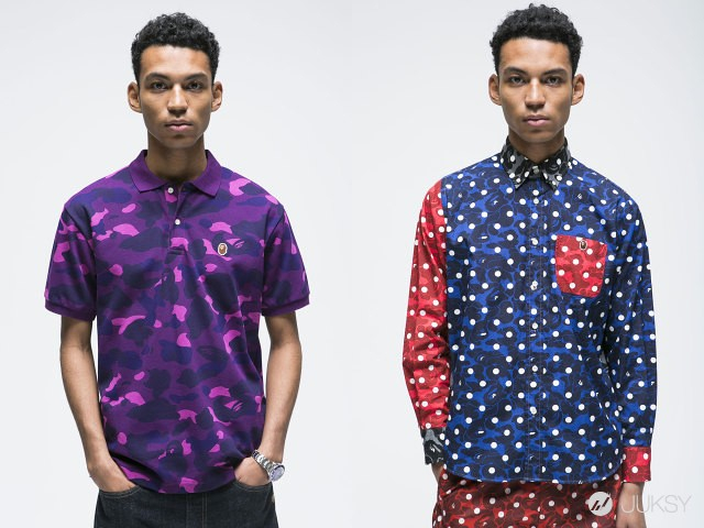 經典之外的圓點和版畫，A BATHING APE 2015 春夏男裝 lookbook 放出