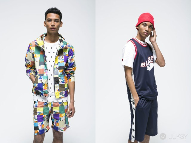 經典之外的圓點和版畫，A BATHING APE 2015 春夏男裝 lookbook 放出