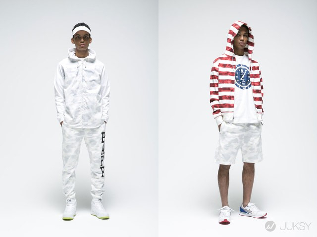 經典之外的圓點和版畫，A BATHING APE 2015 春夏男裝 lookbook 放出
