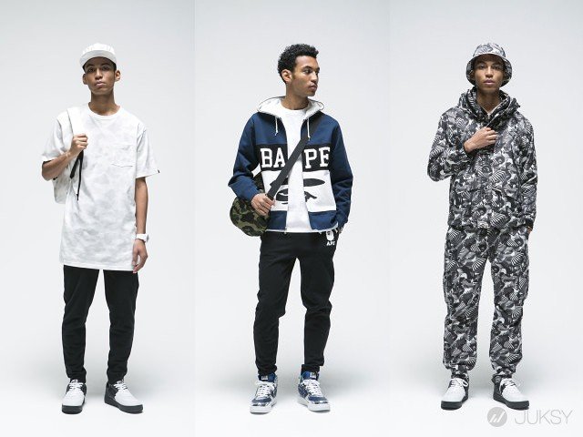 經典之外的圓點和版畫，A BATHING APE 2015 春夏男裝 lookbook 放出