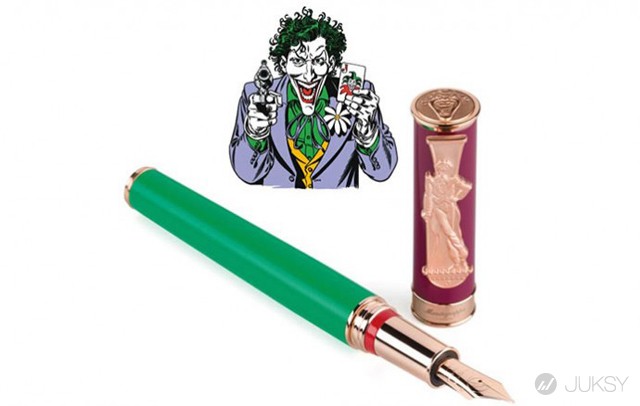爬上筆身的漫畫角色,Montegrappa 推出DC 漫畫系列限量精品筆