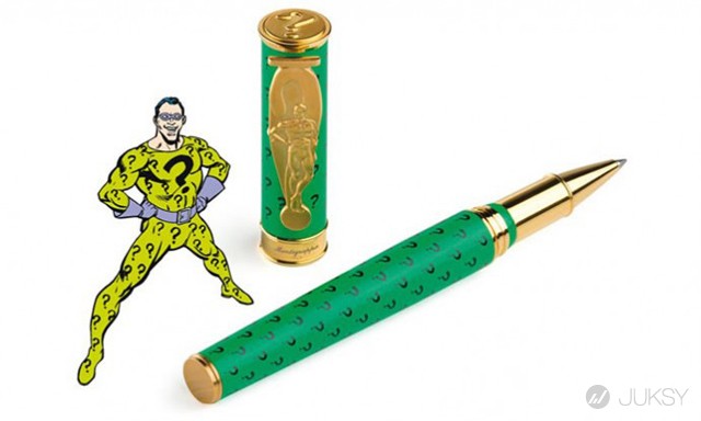 爬上筆身的漫畫角色,Montegrappa 推出DC 漫畫系列限量精品筆
