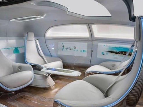 來自未來的無人駕駛車輛，奔馳 F 015 Luxury in Motion 概念車亮相 CES 2015
