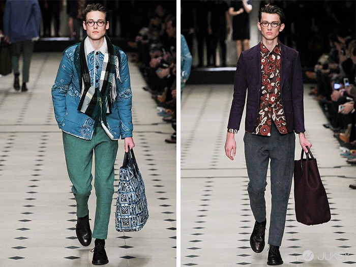 低調中盛開的花,BURBERRY Prorsum 2015 春夏男裝發布