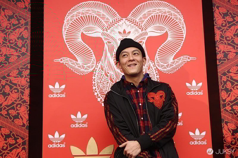 陳冠希亮相造勢,adidas Originals 在上海介紹羊年限量系列