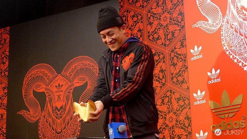 陳冠希亮相造勢,adidas Originals 在上海介紹羊年限量系列