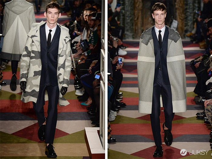 “好看”的幾何課，VALENTINO 2015 秋冬男裝發布