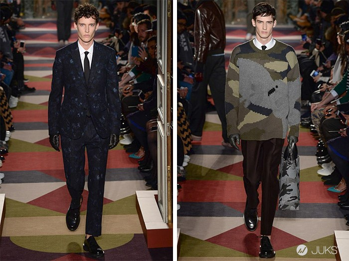 “好看”的幾何課，VALENTINO 2015 秋冬男裝發布