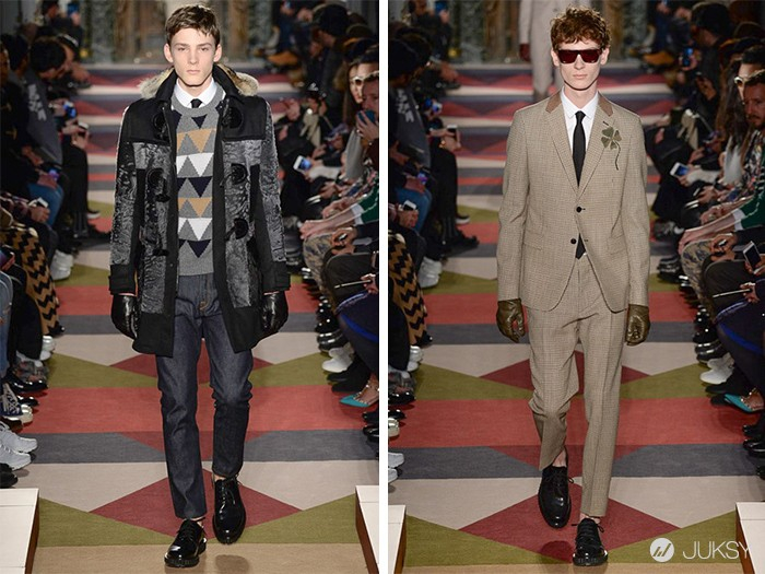 “好看”的幾何課，VALENTINO 2015 秋冬男裝發布