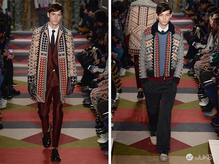 “好看”的幾何課，VALENTINO 2015 秋冬男裝發布