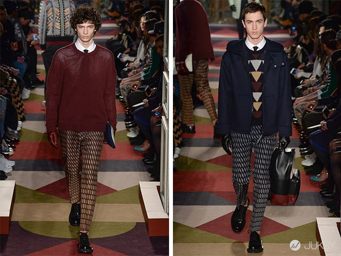 “好看”的幾何課，VALENTINO 2015 秋冬男裝發布