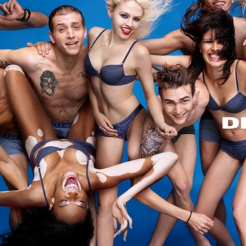真正開懷大笑的模特們，DIESEL 2015 春夏廣告出街
