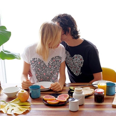 PULL&BEAR推出Keith Haring 插畫限量情人節T  2/6開賣