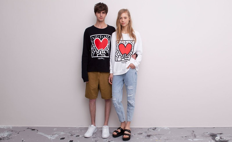 PULL&BEAR推出Keith Haring 插畫限量情人節T 2/6開賣