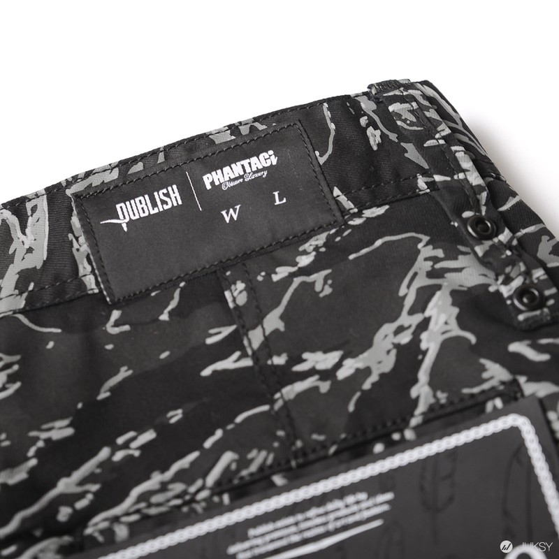 光夜之際，Publish Brand x PHANTACi 2015 春聯名新作  "Shark Reflect" Jogger Pants！