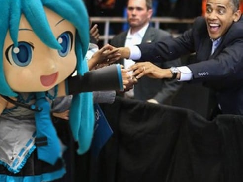 歐巴馬也是初音迷？日本網友爆笑 PS 美國總統的動漫小劇場